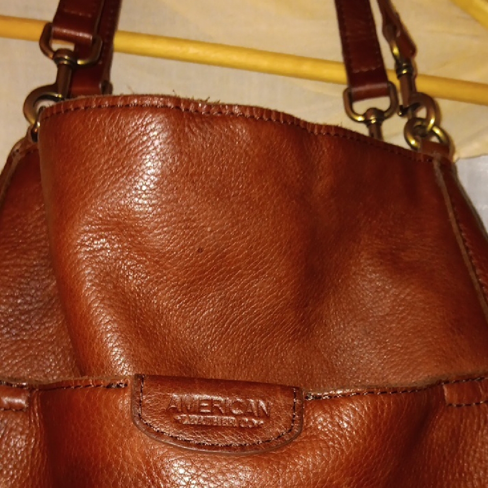 American Classic Brown Leather Shoulder Bag